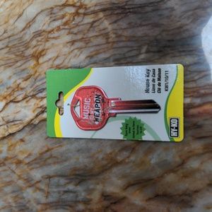 MUSIC IS MY WEAPON Key Blank